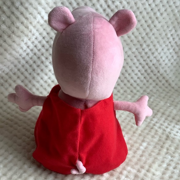 Talking Peppa Pig Plush Stuffed Animal Toy Embroidered Eyes - Picture 6 of 15